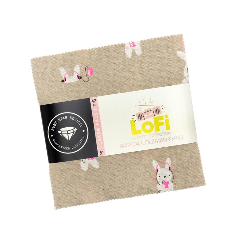 Lofi Linens Charm Pack RS1129PP Ruby Star Precut#1 - Happy Little Quilt Shop