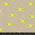 Lofi Linens Khaki RS1130 13CL Ruby Star#1 - Happy Little Quilt Shop