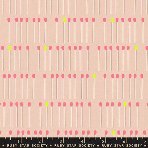 Lofi Linens Peach Blossom RS1132 15CL Ruby Star#1 - Happy Little Quilt Shop