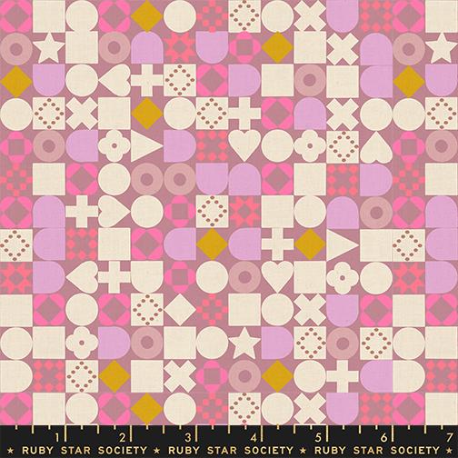 Lofi Linens Lilac RS1134 19CL Ruby Star#1 - Happy Little Quilt Shop