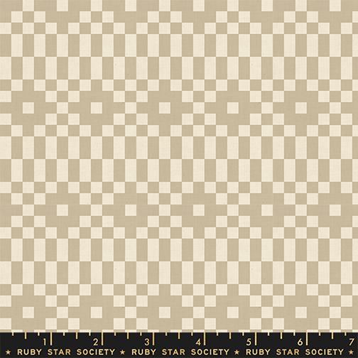 Lofi Linens Khaki RS1136 21CL Ruby Star#1 - Happy Little Quilt Shop