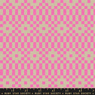 Lofi Linens Neon Pink RS1136 25CL Ruby Star#1 - Happy Little Quilt Shop