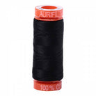 Aurifil Mako Cotton Thread 50wt 220yds Black - Happy Little Quilt Shop