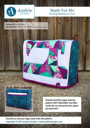 Made For Me Sewing Machine Cover - Happy Little Quilt Shop