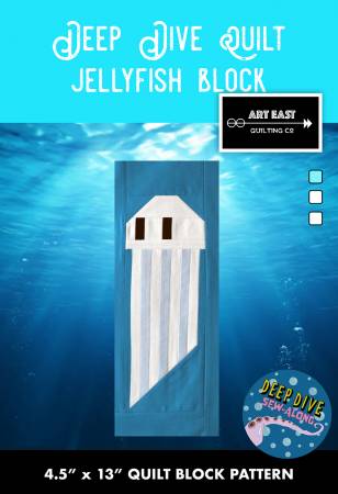 Deep Dive Quilt - Block 6 - The Jellyfish - Happy Little Quilt Shop