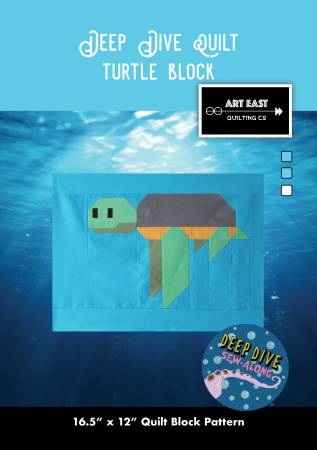 Deep Dive Quilt - Block 3 - The Turtle - Happy Little Quilt Shop
