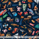 ALL MICHIGAN SHOP HOP 2026 - MICHIGAN ICONS - NAVY - Happy Little Quilt Shop