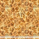 ALL MICHIGAN SHOP HOP 2026 - MICHIGAN SLOGANS - GOLD - Happy Little Quilt Shop