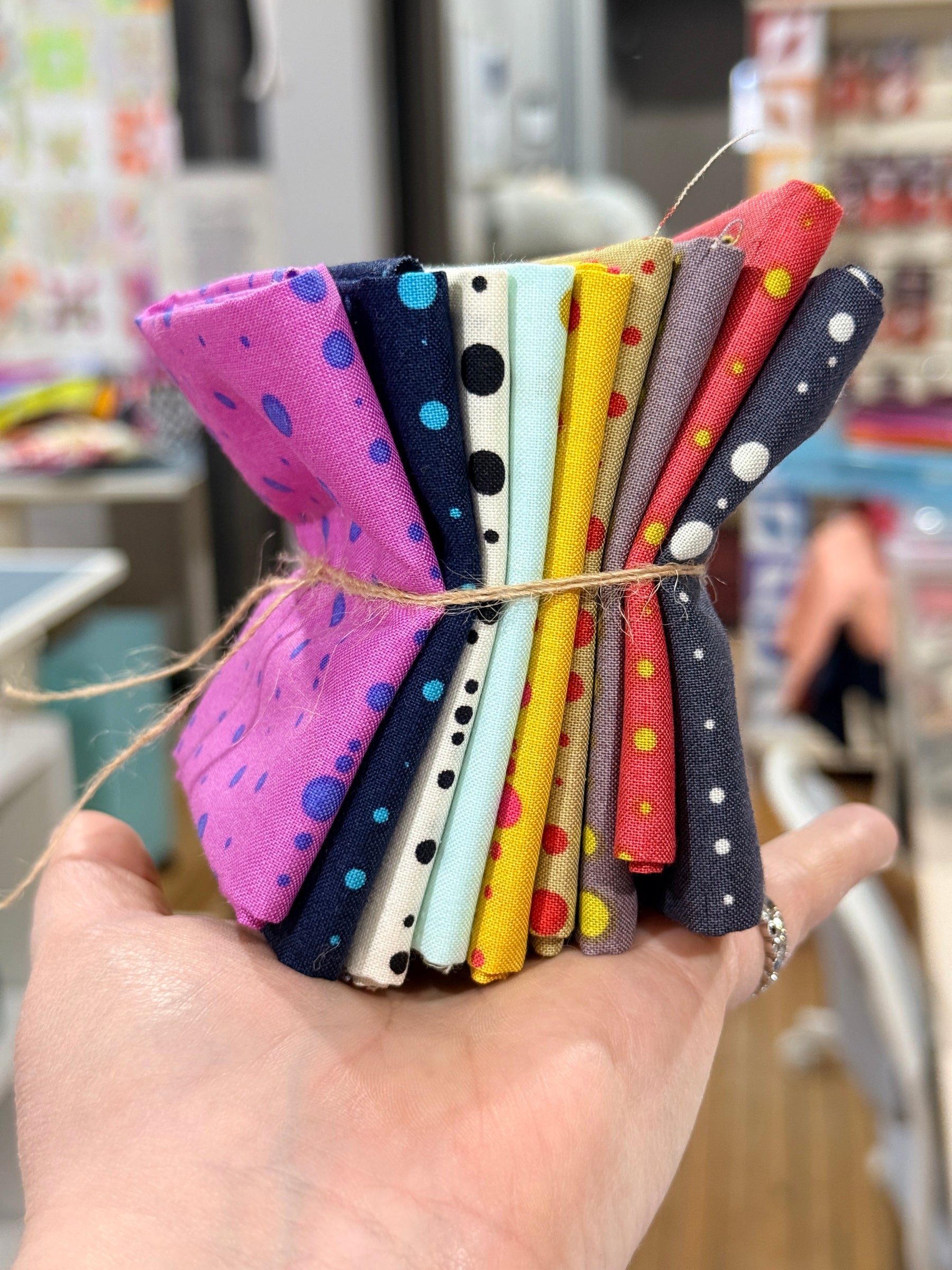 Alison Glass Fat Eighth Bundle #2 (9 FE) - Happy Little Quilt Shop