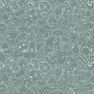 Charley Harper End Papers - SEAFOAM - Happy Little Quilt Shop
