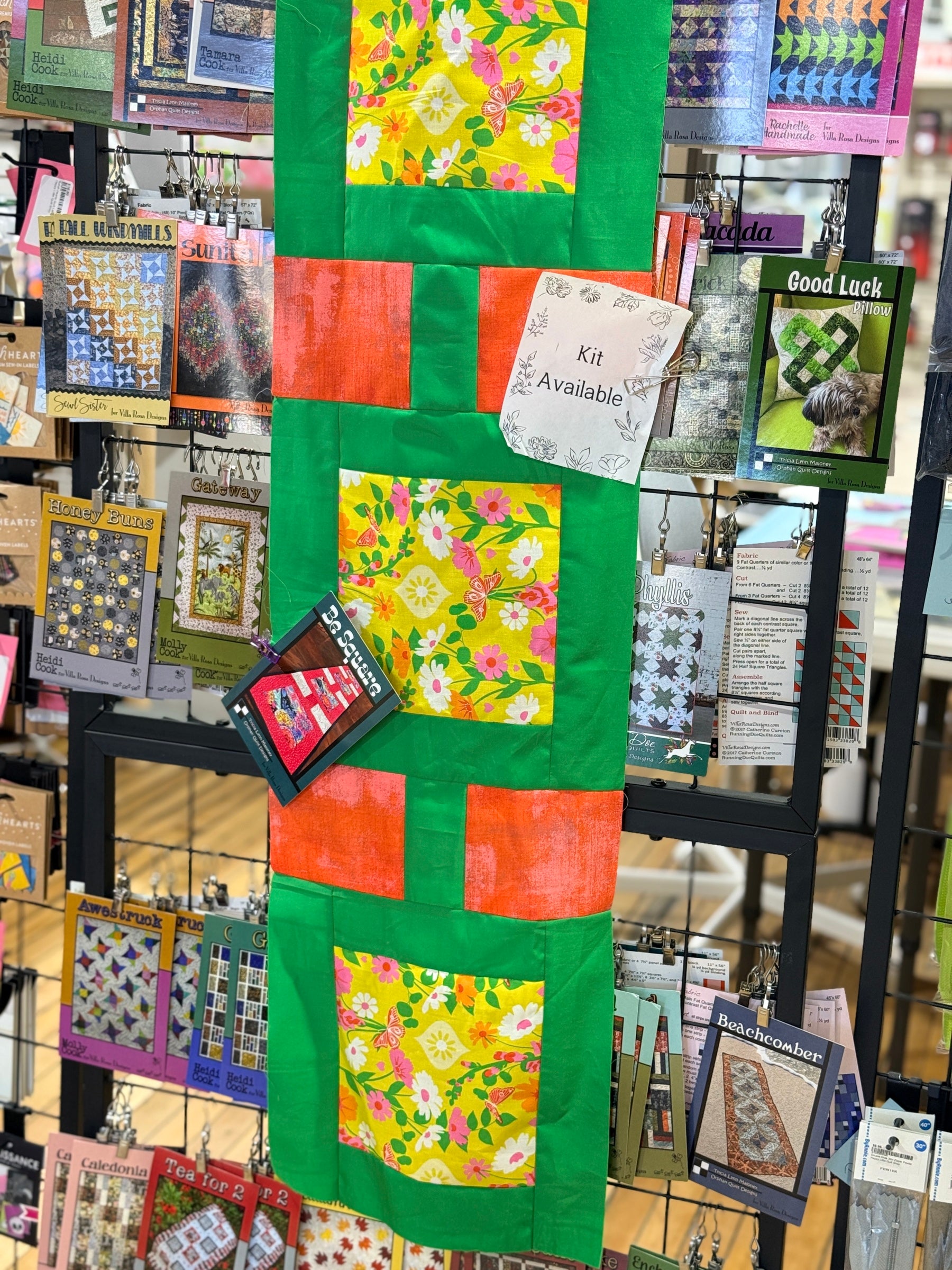 Be Square Table Runner Kit (Best Day Ever) - Happy Little Quilt Shop