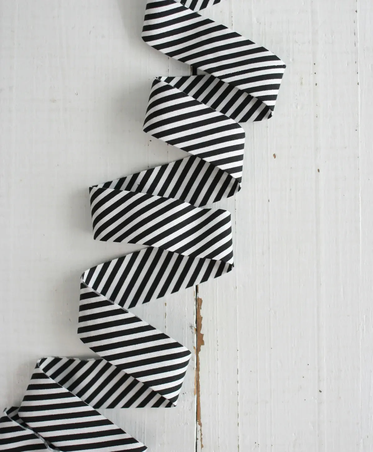 Black Stripe Bessie Pearl Bias Binding 2.5" - Happy Little Quilt Shop