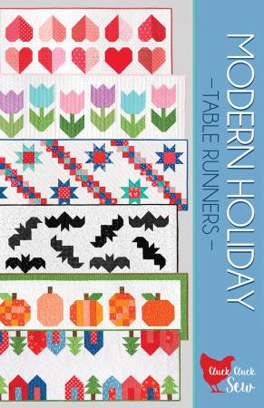 Modern Holiday Table Runners - Happy Little Quilt Shop