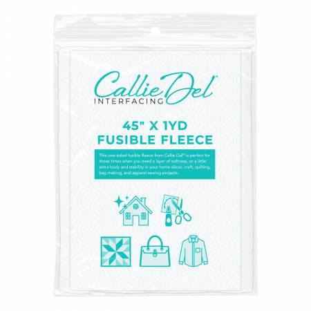 Fusible Fleece 1yd Package 45in x 1yd - Happy Little Quilt Shop