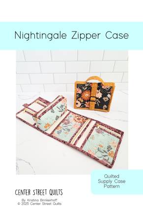 Nightingale Zipper Case - Happy Little Quilt Shop