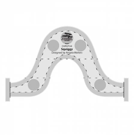 Creative Grids Machine Quilting Tool - Squiggy - Happy Little Quilt Shop