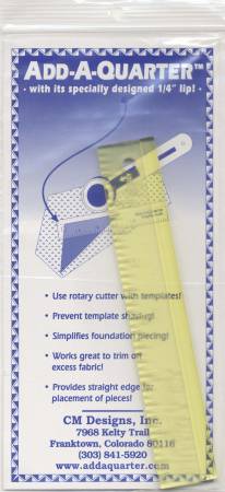 Add A-Quarter Ruler 1in x 6in - Happy Little Quilt Shop