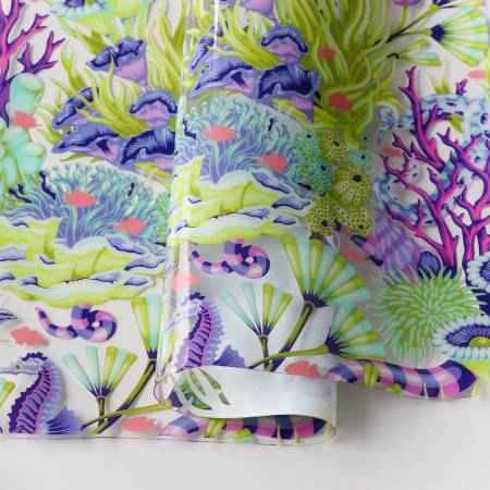 Tula Pink Floral Reef Collection: Reef What You Sew Vinyl 5 Yard Bolt- SOLD BY THE YARD