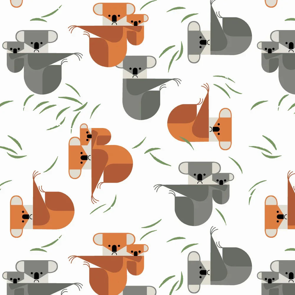 Charley Harper Nurture Vol 3 - Koala Stagger - Happy Little Quilt Shop