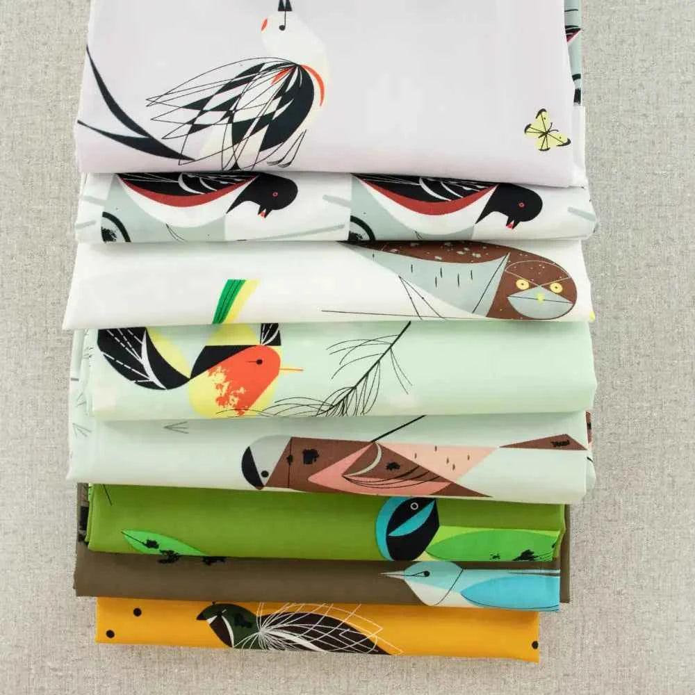 Charley Harper - Western Birds FQ Bundle - 15 pcs