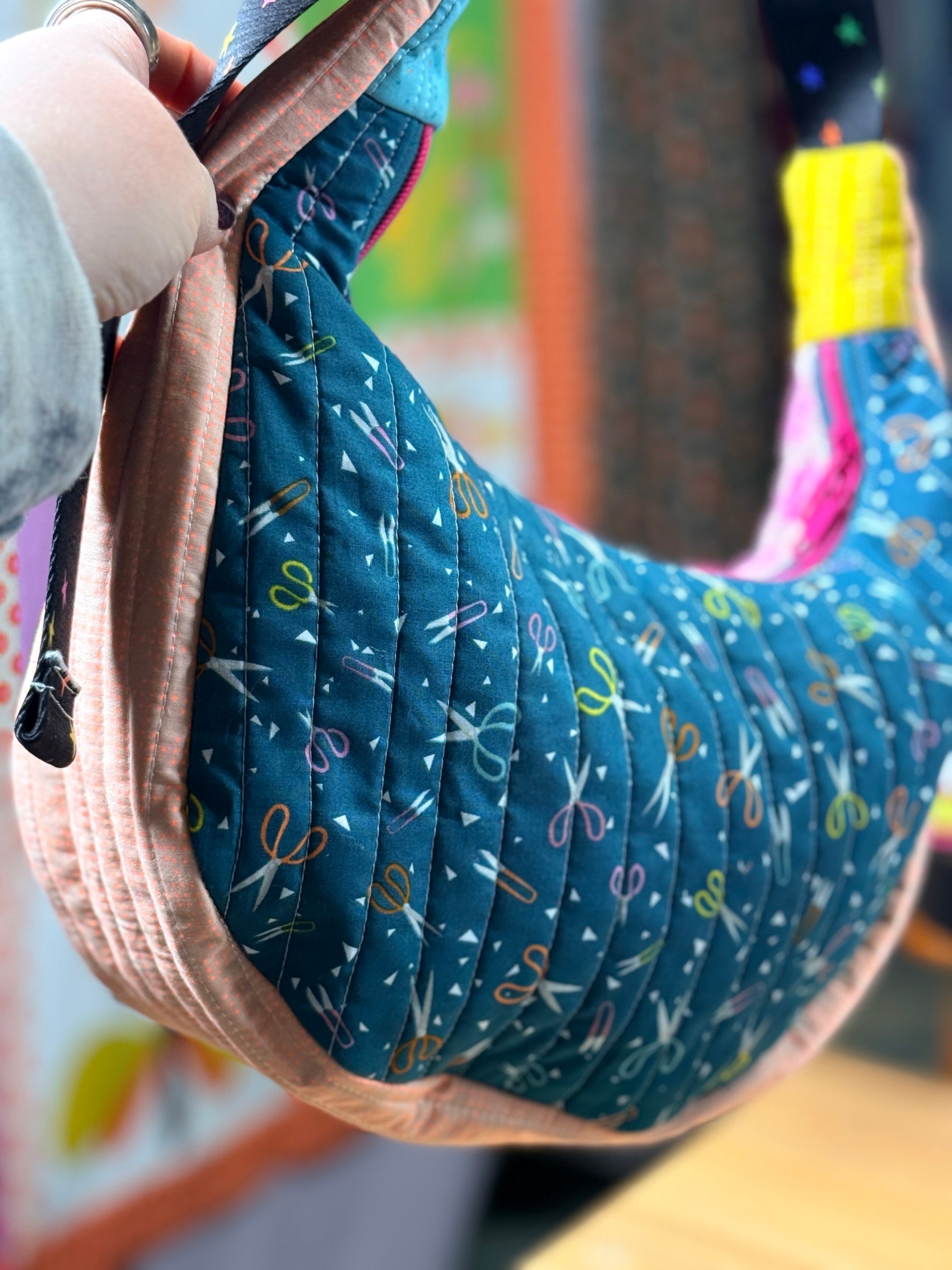 Crescentwood Quilted Bag - Happy Little Quilt Shop