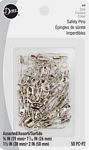 Safety Pins Assorted Sizes 50ct 6/box - Happy Little Quilt Shop