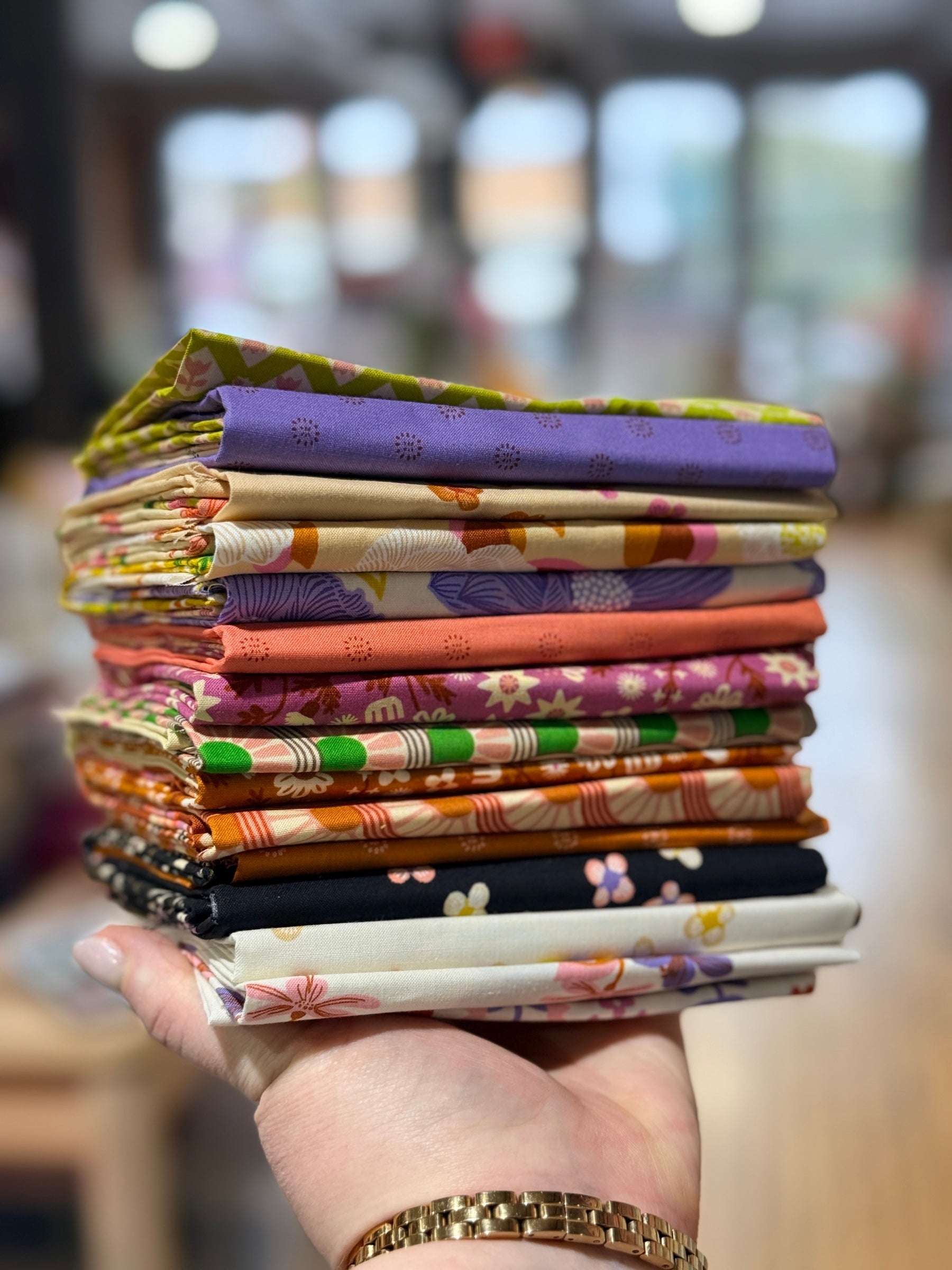 Favorite Flowers Fat Quarter Bundle Ruby Star Society - Happy Little Quilt Shop