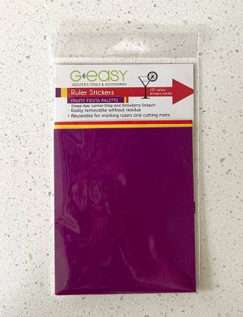 G-Easy Ruler Stickers - Fruity Fiesta Palette - Happy Little Quilt Shop