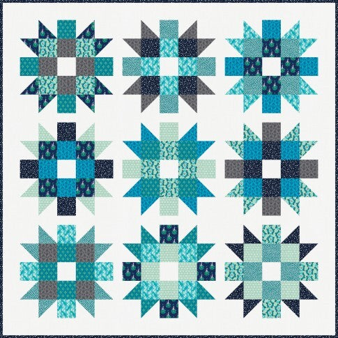 Genny and Ruth Quilt Kit Rhoda Ruth Elizabeth Hartman Nightfall Colorway - Happy Little Quilt Shop