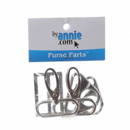 Hardware Set 3850 - 1-1/2in Nickel - Happy Little Quilt Shop