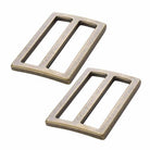 Slider Widemouth 1-1/2in Antique Brass Set of Two - Happy Little Quilt Shop