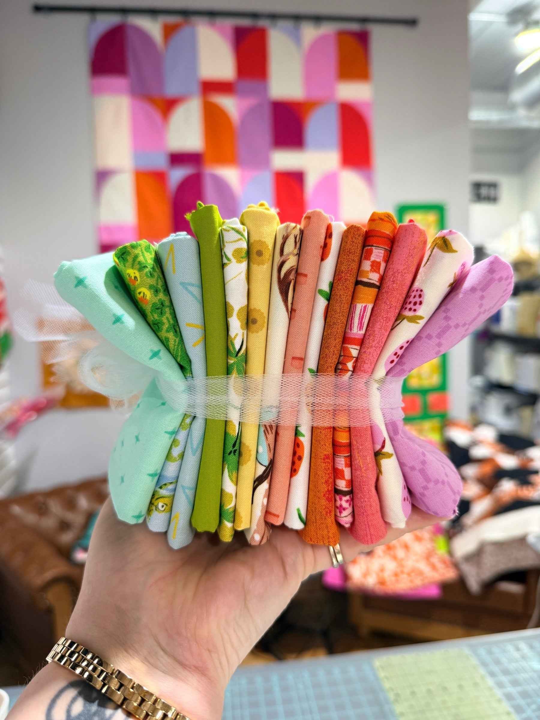 Heather Ross Favorites and Blenders Bundle ( 14 Fat Quarters)