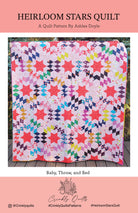 Heirloom Stars Quilt Pattern CQ 019 Crinkly Quilts - Happy Little Quilt Shop