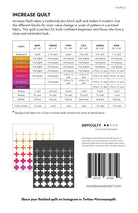 Increase Quilt Pattern by Modern Handcraft - Happy Little Quilt Shop