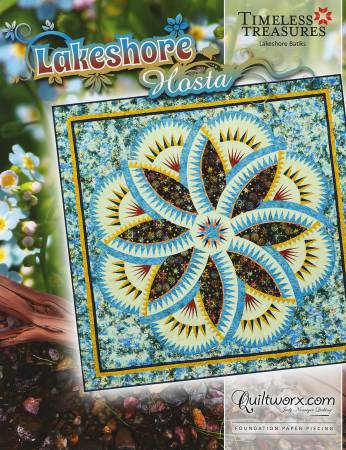Lakeshore Hosta - by Quiltworx - Foundation Paper Piecing - Happy Little Quilt Shop