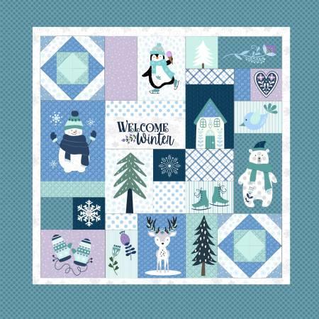 Enchanted Winter Feature Quilt - Happy Little Quilt Shop