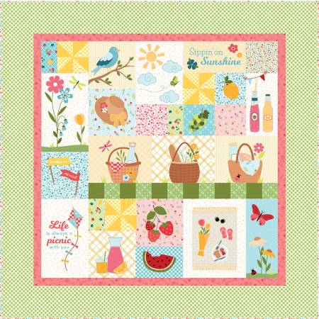 Sippin' on Sunshine Feature Quilt - Happy Little Quilt Shop