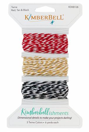 Twine Red Tan and Black - Happy Little Quilt Shop