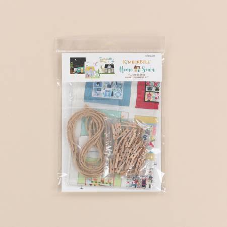 Home Sewn Embellishment Kit Tiling Scene Machine Embroidery Kimberbell - Happy Little Quilt Shop