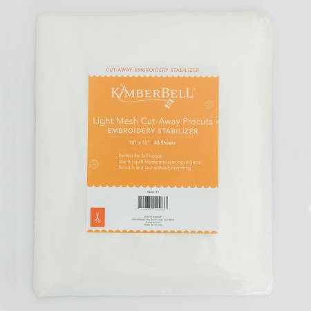 Light Mesh Cut-away Precuts 12in x 10in 40pk - Happy Little Quilt Shop