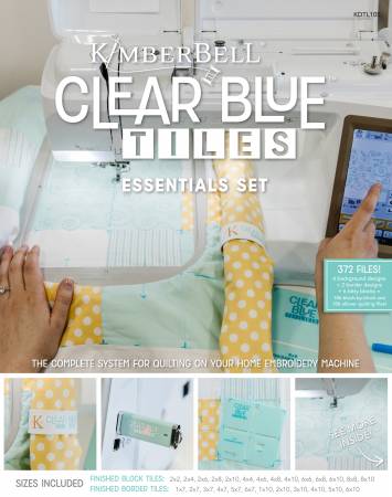 Kimberbell Clear Blue Tiles Essentials Set - Happy Little Quilt Shop