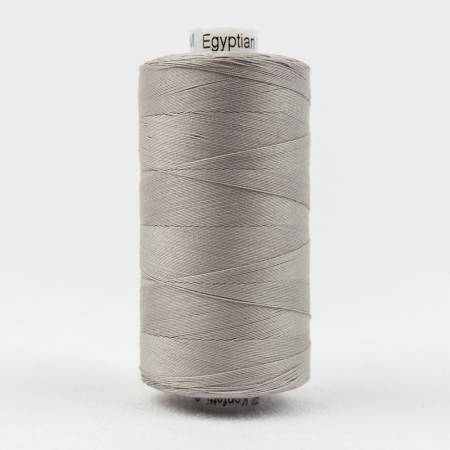 Konfetti Solid 50wt Cotton Thread 1000m Sterling Grey - Happy Little Quilt Shop