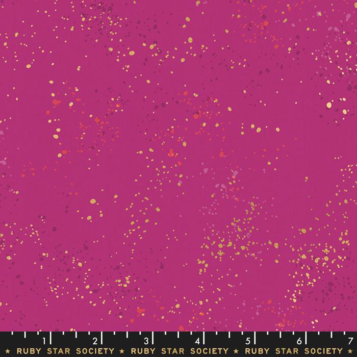 Speckled Metallic Berry RS5027 62M Ruby Star Society Fabric - Happy Little Quilt Shop
