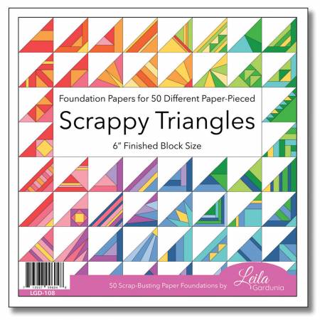 Scrappy Triangle Foundation Paper-Piecing Pad - Happy Little Quilt Shop