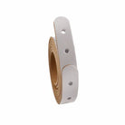 Leather Handle Set Silver - Happy Little Quilt Shop