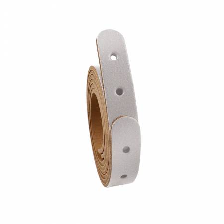 Leather Handle Set Silver - Happy Little Quilt Shop