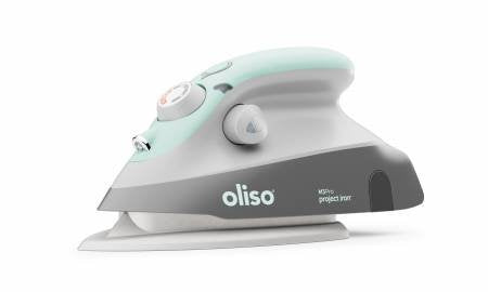Oliso Mini Iron with Trivet Coral, Pistachio, or Aqua Preorder - Happy Little Quilt Shop