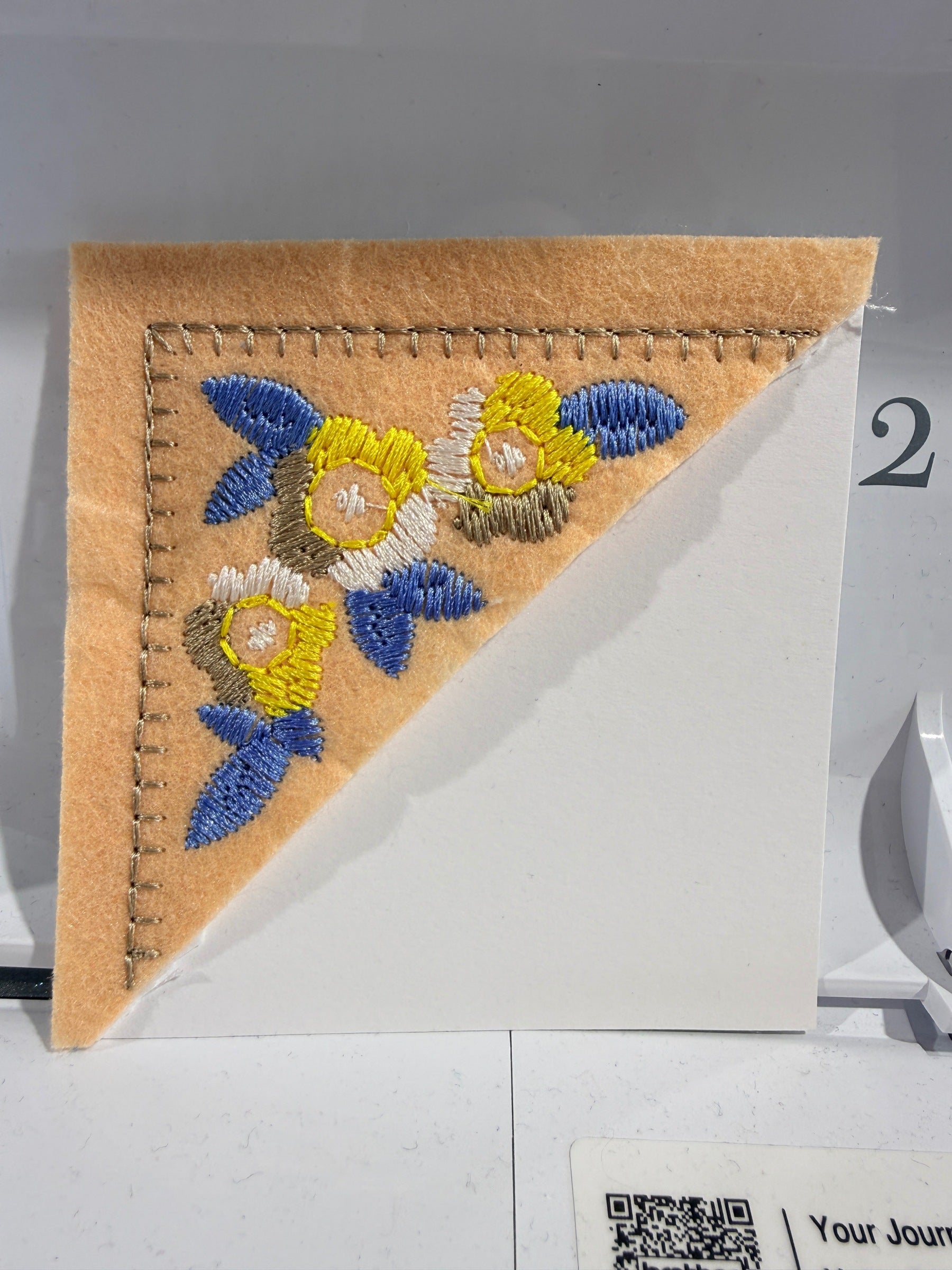 Machine Embroidery Bookmark Kit for OESD Design # PK10133 Camel Edition