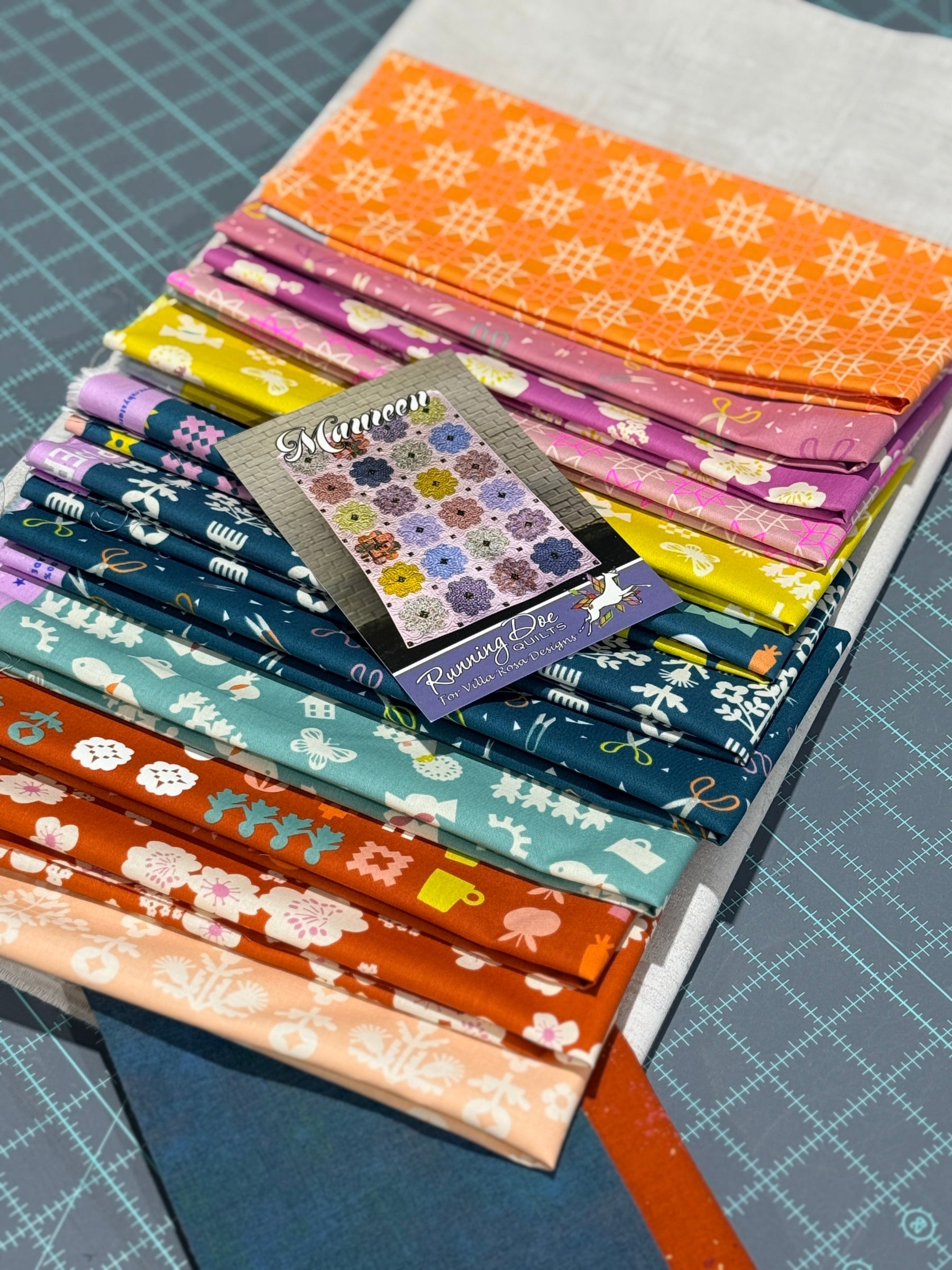 Maureen Quilt Kit (Ruby Star Papercuts 2 Edition) - Happy Little Quilt Shop