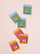 Newspaper Square Garment Labels - Matchy Matchy - Happy Little Quilt Shop